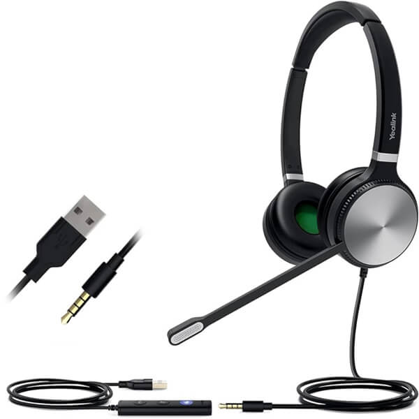 Yealink UH36 Dual Teams Headset | USB & 3.5mm Headset | Headset Store